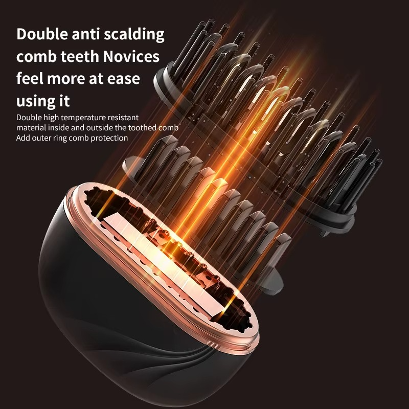 Mini Cordless Hair Straightener Brush